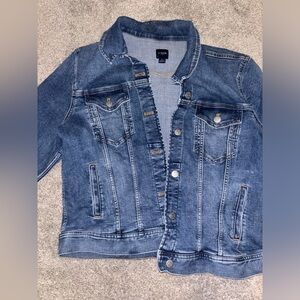 J Crew Jean jacket. Size Large. EUC.